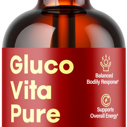 Glucovita Pure Drops – All Natural Gluco Vita Liquid Support (1 Month)