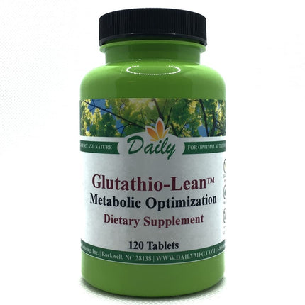 Glutathio-Lean™ – NAC, Glycine & Leucine | 120 Tablets | Daily Manufacturing
