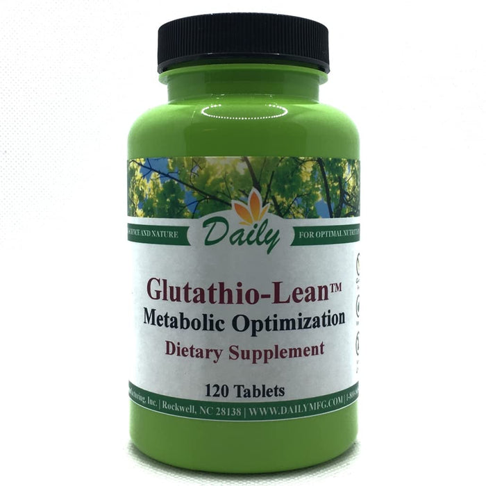 Glutathio-Lean™ – NAC, Glycine & Leucine | 120 Tablets | Daily Manufacturing