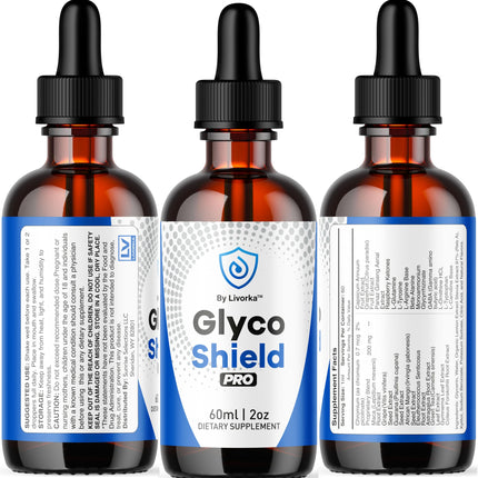 (2 Pack) Glyco Shield Drops – GlycoShield Pro Blood Formula Drops – 2 Bottles (2 Months)