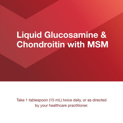 Protocol for Life Balance Liquid Glucosamine & Chondroitin with MSM – Joint Support – Egg Free, Dairy Free – 16 fl oz