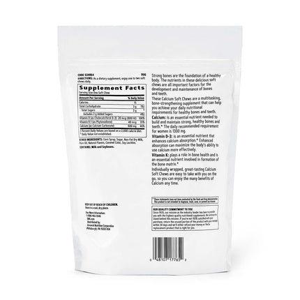 GNC Calcium 600mg Supplement – Supports Strong Bones, Caramel, 60 Servings (Pack of 2)