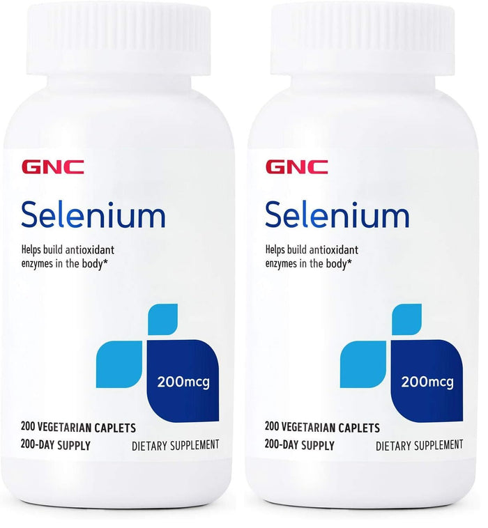 GNC Selenium 200mcg – Essential Mineral, 200 Tablets (Pack of 2)