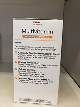 GNC Women's Multivitamin Energy & Metabolism – Twin Pack