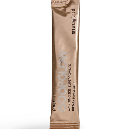 goop Beauty Morning Skin Drink Mix — Vitamin C & E for Radiant Skin, Lemon Verbena & Orange Flavor, 30 Pack