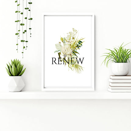Framed bathroom wall art | Set of 2 unique wall art