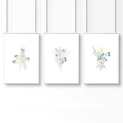 Greenery Prints | Set of 3 wall art prints