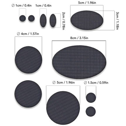 Self-Adhesive Puffer Jacket Repair Patches (30+ Colours)