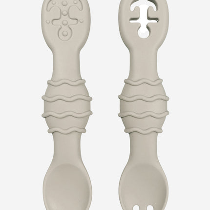 Bloom Bambini Silicon Spoon and Fork Set