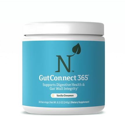 GutConnect 365 Gut Health Powder – Slippery Elm & L-Glutamine, Vanilla Cinnamon