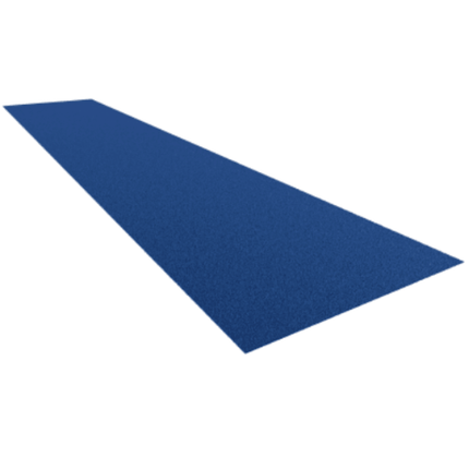 Sprung Plain Colour Uni Indoor Sprint Track - 2m Wide