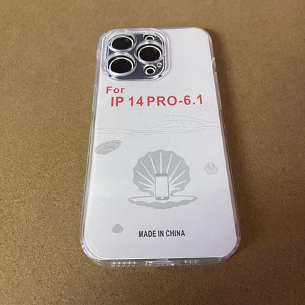 Soft TPU Clear Case with Dust Plug - For iPhone 14 Pro