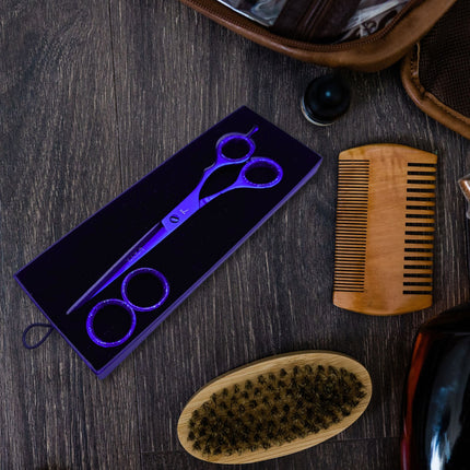 Barber Hairdressing Scissors 7'' Inch - Blue