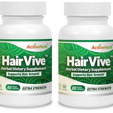 HairVive Capsules 80 Veggie Capsules – Pack of 2 | ActiveHerb