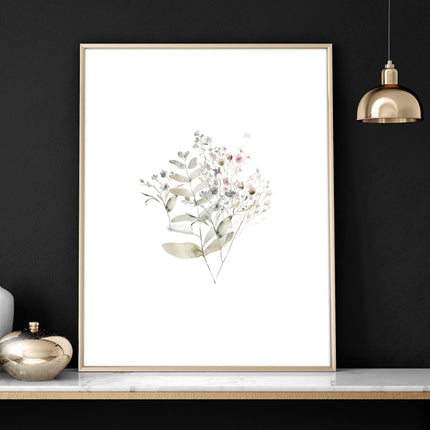 Hallway Prints Set of 3 | Pastel Shabby Chic Wall Art