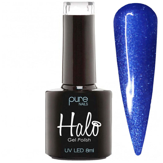 Gel Nail Polish Blue Shimmer 8ml