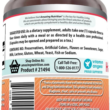 Amazing Formulas Hawthorn Berries 565 mg – 120 Capsules, 3 Pack, Made in USA