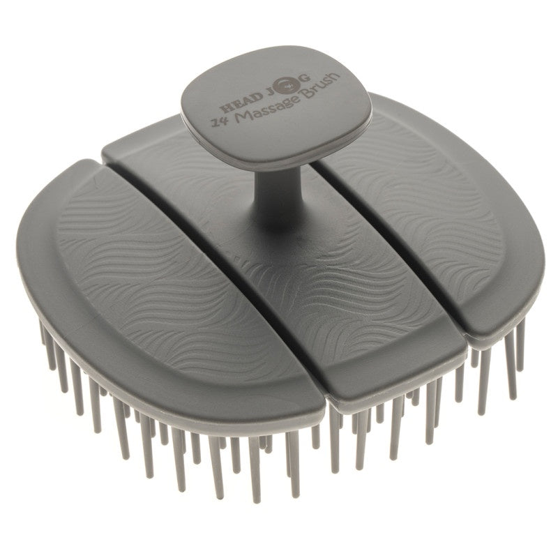 Head Jog 14 Massage Brush - Charcoal