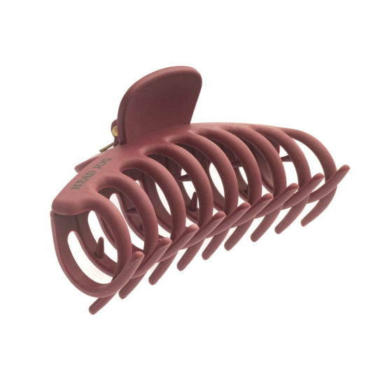 Head Jog Straw Clip Claw - Mulberry