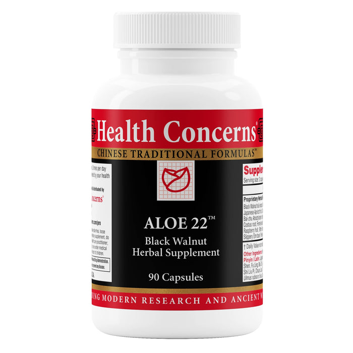 Health Concerns Aloe 22 – Digestive Support & Intestinal Cleanse (90 Capsules)