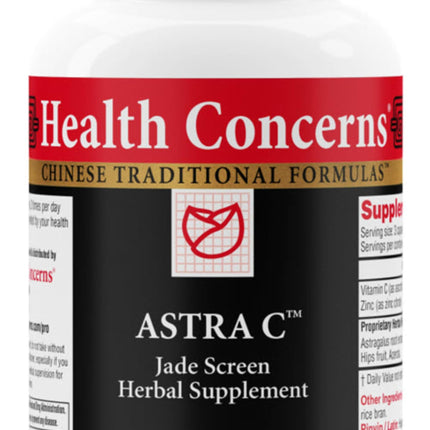 Health Concerns Astra C – Immune Support Formula with Vitamin C, Zinc & Herbs | 90 Capsules