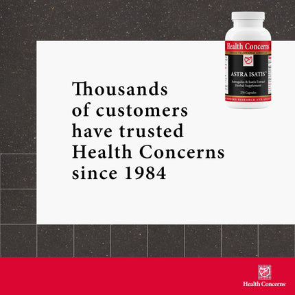 Health Concerns Astra Isatis Immune Defense & Respiratory Support – 270 Capsules