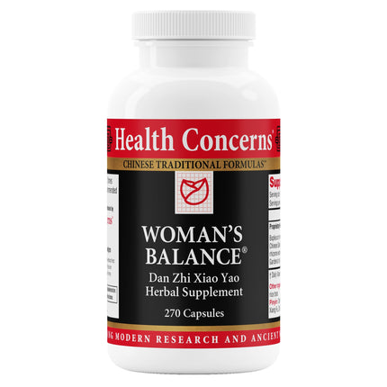 Health Concerns Women's Balance – PMS Relief & Hormone Support | Liver Qi & Spleen Health – Dan Zhi Xiao Yao Formula – 270 Capsules