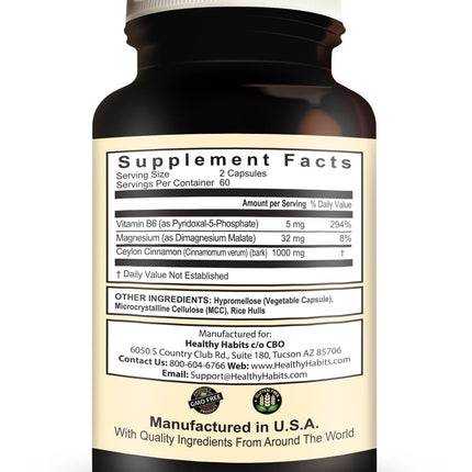 Healthy Habits StrictionBP Bottle – 120 Veg Capsules