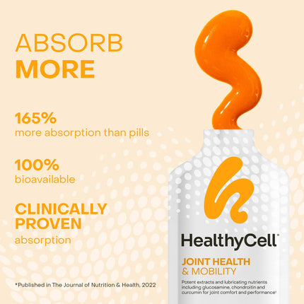 HealthyCell Joint Health & Mobility Gel Packs — Curcumin, Glucosamine & Chondroitin (14-Pack)
