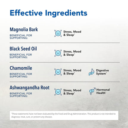NORTH AMERICAN HERB & SPICE Herbal-zzZs - 60 Softgels - Melatonin Free, Non-Habit Forming | Ashwagandha & Chamomile | Non-GMO