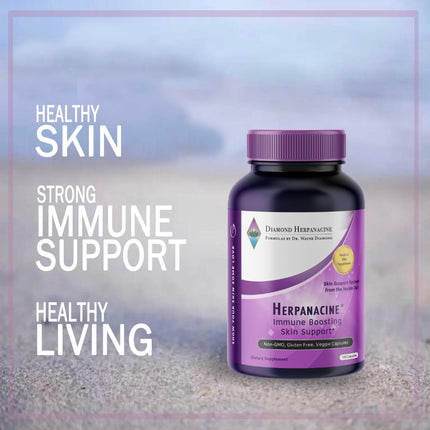 Herpanacine Diamond - Natural Skin Care & Immune Support Vitamins (100 Count)
