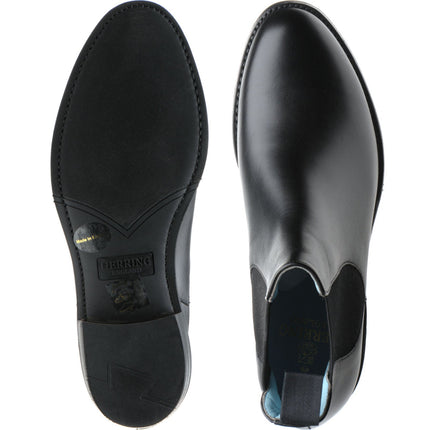 Herring Tamara Ladies ladies rubber-soled Chelsea boots in black calf