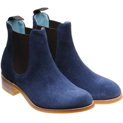 Herring Tamara Ladies ladies rubber-soled Chelsea boots in navy suede