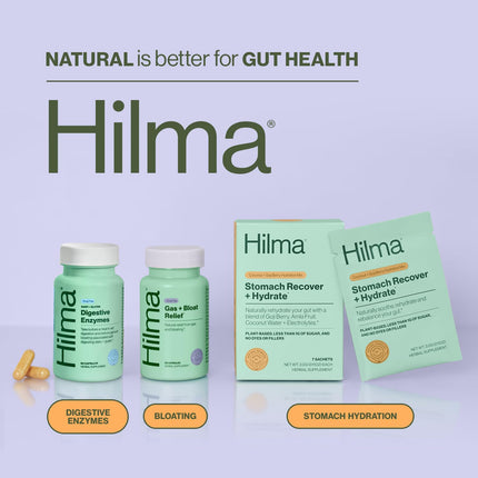 Hilma Digestive Enzymes for Women | Bloating Relief with Turmeric