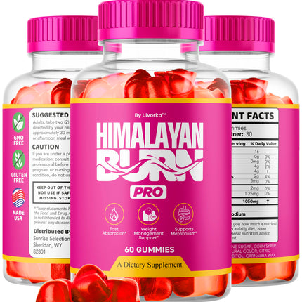 Himalayan Burn Pro Gummies – All-Natural Wellness, 60 Gummies
