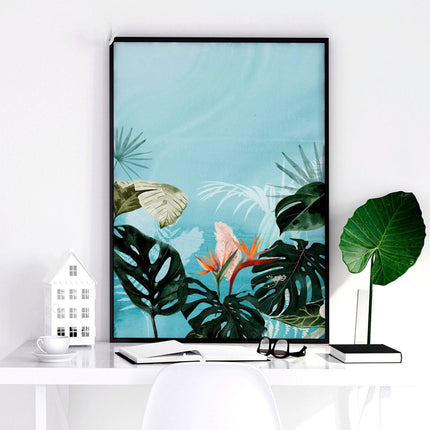 Home office art | set of 3 Tropical wall art prints