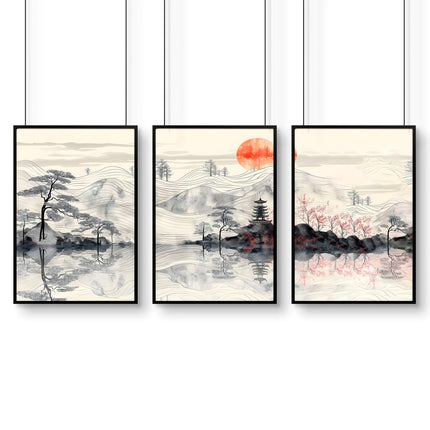 Home Office Wall | Set of 3 wall art prints