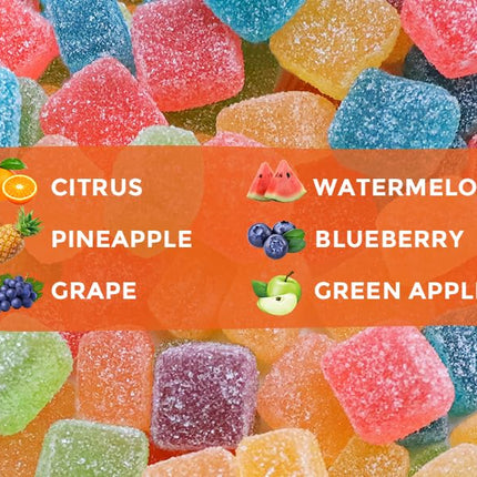 HOOLOO Hemp Gummies for Deep Bedtime Support – 2 Packs, 6 Fruity Flavors, Made in USA