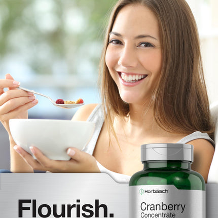 Horbäach Cranberry Concentrate Pills + Vitamin C – 30,000mg | Pack of 2