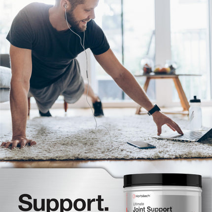 Horbäach Ultimate Joint Support Powder 1 lb – Glucosamine, Chondroitin, MSM & Turmeric | Non-GMO, Gluten Free
