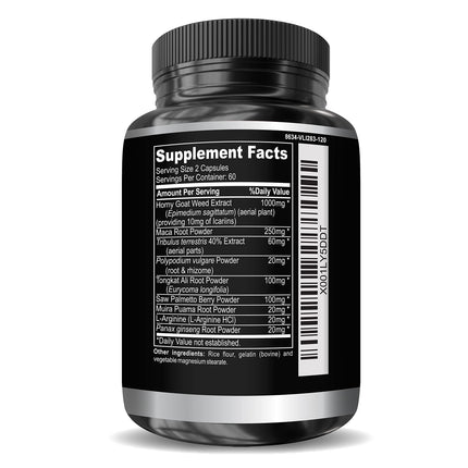 DR. MARTIN'S NUTRITION Super Strength Horny Goat Weed 1590mg – 240 Capsules (Pack of 2)