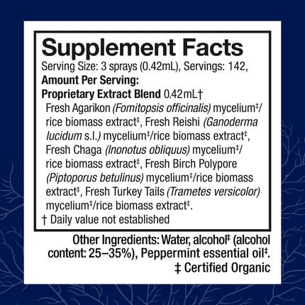 Host Defense MycoShield Throat Spray – Immune Support Mushroom Supplement, 2 fl oz