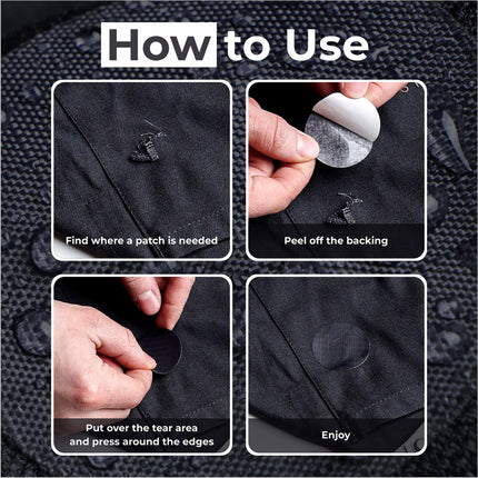 Self-Adhesive Puffer Jacket Repair Patches (30+ Colours)