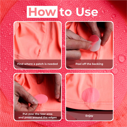 Self-Adhesive Puffer Jacket Repair Patches (30+ Colours)