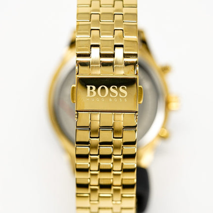 Hugo Boss Men's Watch Associate Yellow Gold Blue HB1513841