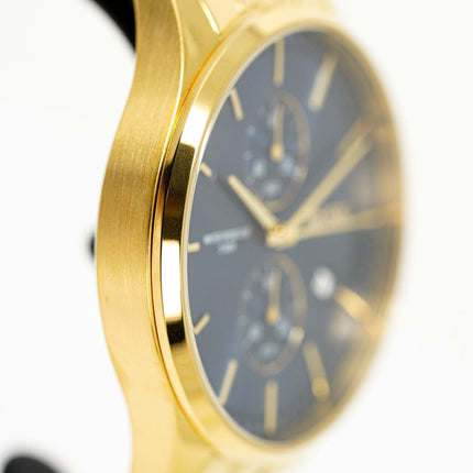 Hugo Boss Men's Watch Associate Yellow Gold Blue HB1513841