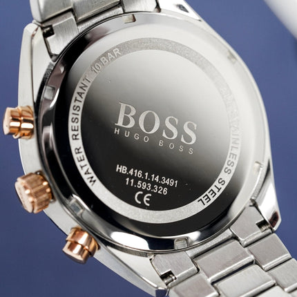 Hugo Boss Men's Watch Champion Two Tone Black HB1513819