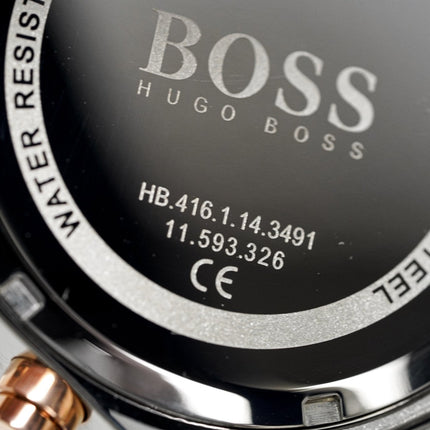Hugo Boss Men's Watch Champion Two Tone Black HB1513819