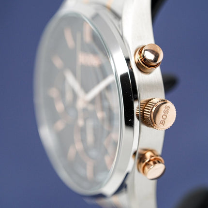 Hugo Boss Men's Watch Champion Two Tone Black HB1513819