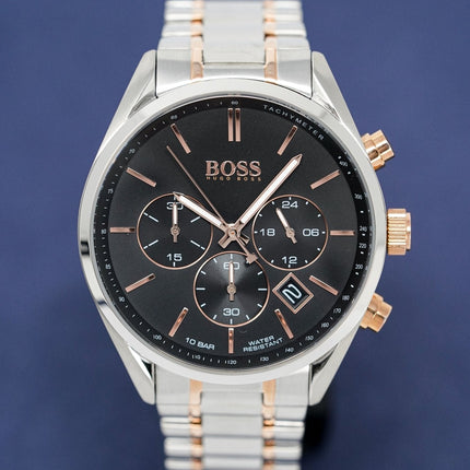 Hugo Boss Men's Watch Champion Two Tone Black HB1513819